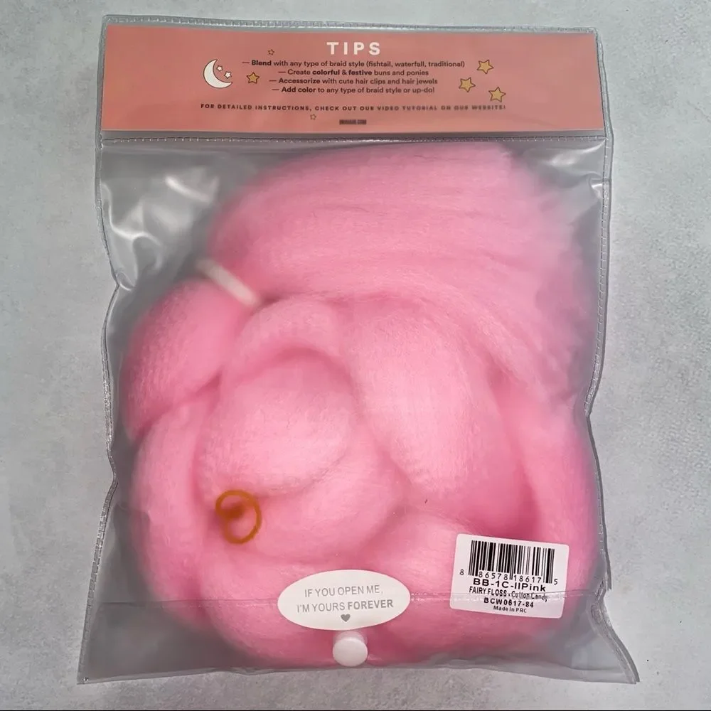 INH Fairy Floss - Cotton Candy Braiding Hair